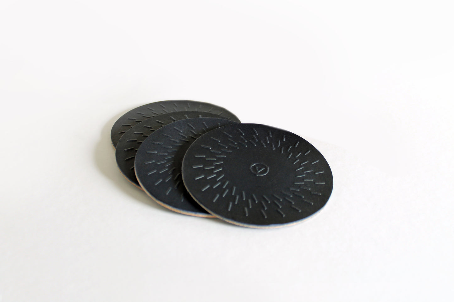 4 Leather Coasters